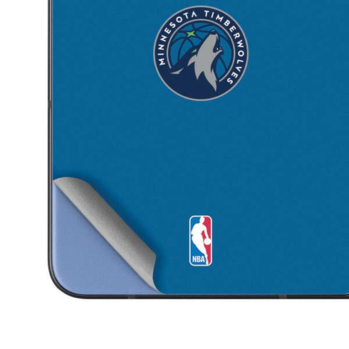 NBA Minnesota Timberwolves Standard - Blue Galaxy Z Fold5 5G Skin